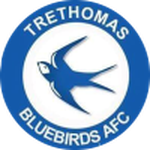 Trethomas Bluebirds club crest